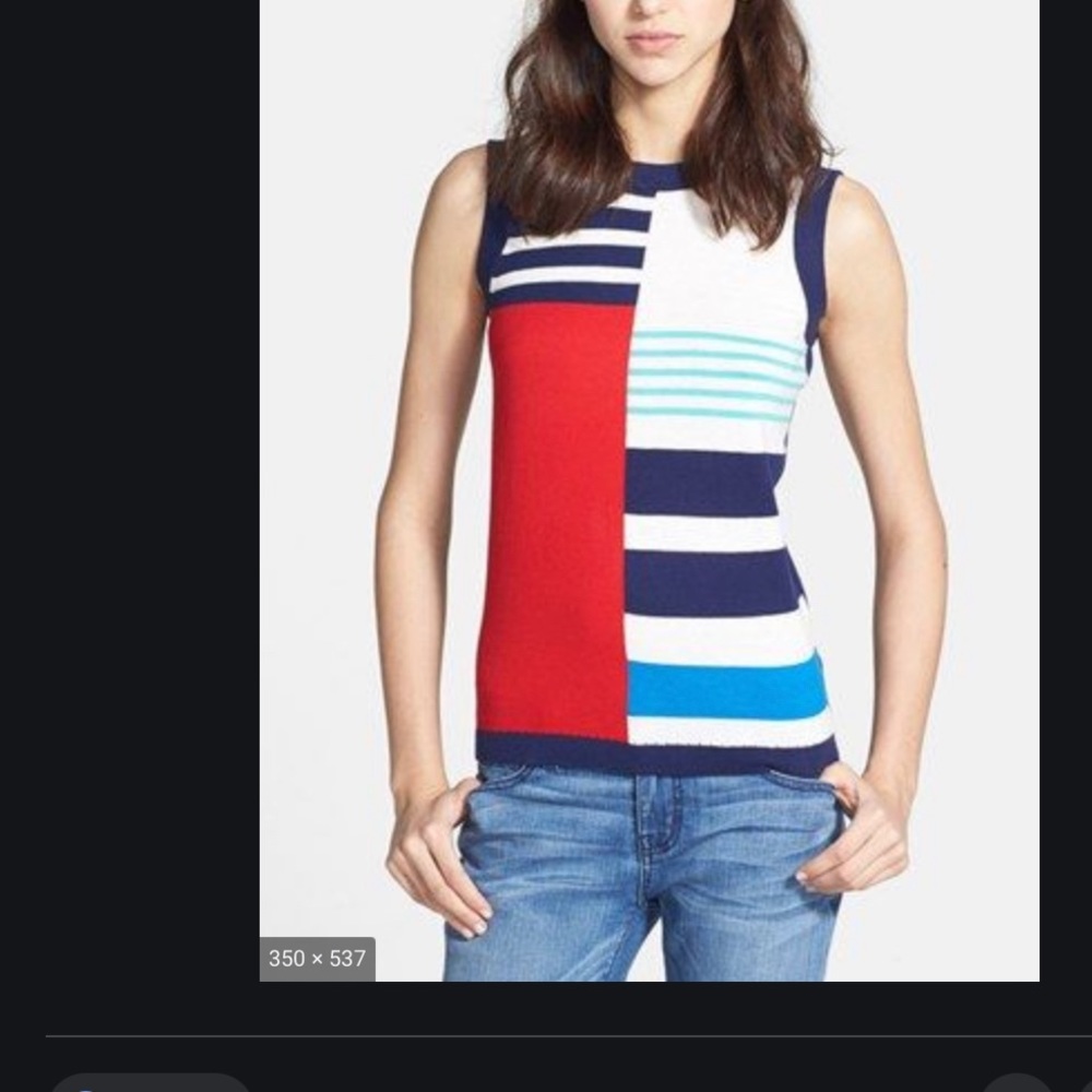 Kate Spade Ollie Top Tank Sweater Vest Sz XXS